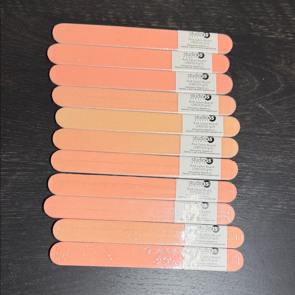 Studio 35 Pink Nail Files - Pack of 11